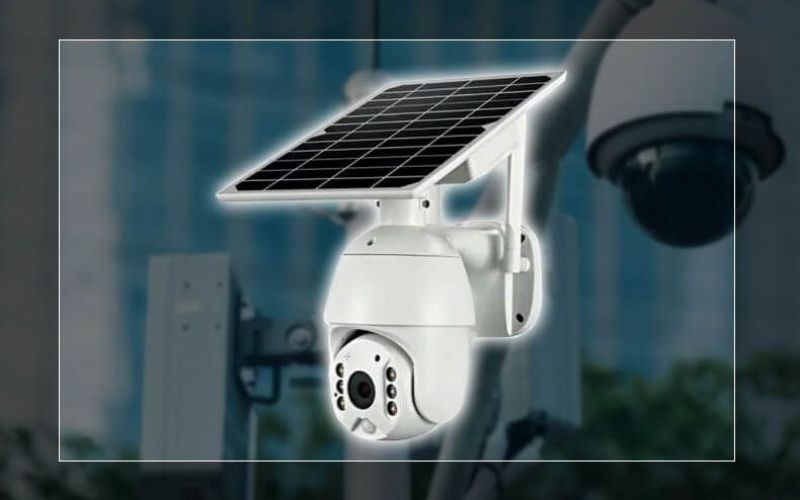 Intelligens napelemes Solar PTZ WiFi vízálló éjjellátó kamera felügyeleti rendszer